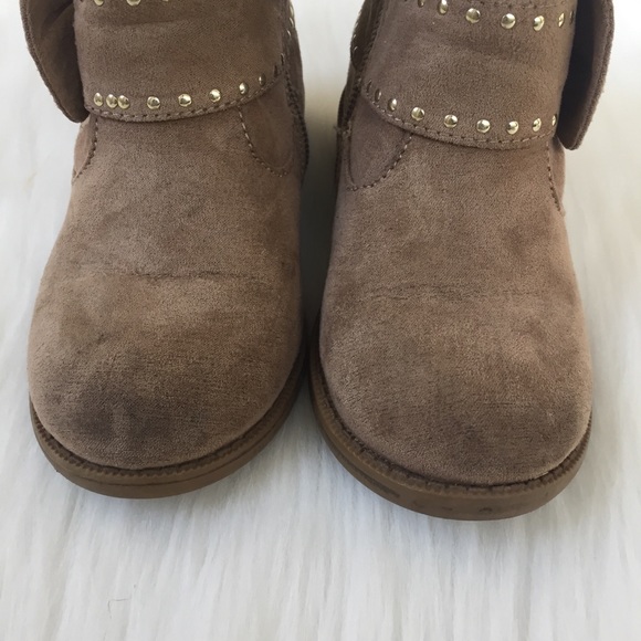 Nina Girls Studded Bow Ankle Booties - Picture 5 of 8